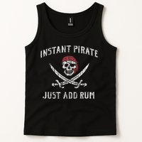 Instant Pirate Just Add Rum Funny Tank Top