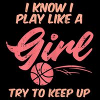 I PLay Like Basketball Cute Player Baller Hoodie
