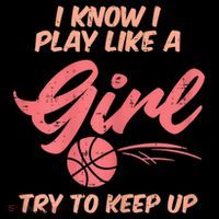 I PLay Like Basketball Cute Player Baller 7-Panel Snapback Hat