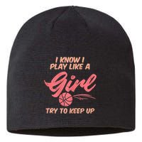 I PLay Like Basketball Cute Player Baller Sustainable Beanie