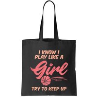 I PLay Like Basketball Cute Player Baller Bag