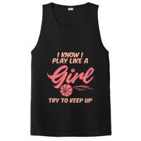 I PLay Like Basketball Cute Player Baller PosiCharge Competitor Tank