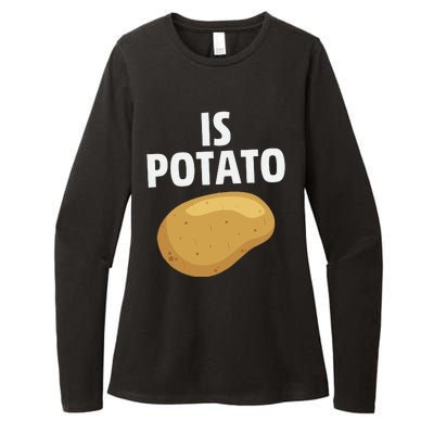 Is Potato Late Show Funny Colbert Womens CVC Long Sleeve Shirt