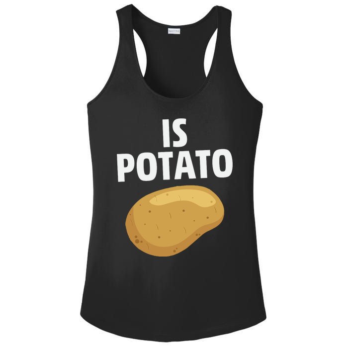 Is Potato Late Show Funny Colbert Ladies PosiCharge Competitor Racerback Tank