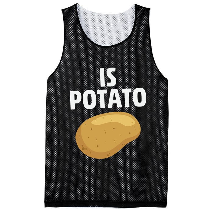 Is Potato Late Show Funny Colbert Mesh Reversible Basketball Jersey Tank