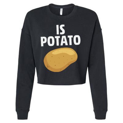 Is Potato Late Show Funny Colbert Cropped Pullover Crew