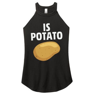 Is Potato Late Show Funny Colbert Women's Perfect Tri Rocker Tank