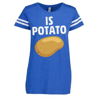 Is Potato Late Show Funny Colbert Enza Ladies Jersey Football T-Shirt