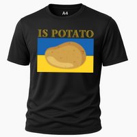 Is Potato Late Show Funny Ukraine Colbert Cooling Performance Crew T-Shirt