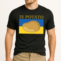 Is Potato Late Show Funny Ukraine Colbert Cooling Performance Crew T-Shirt