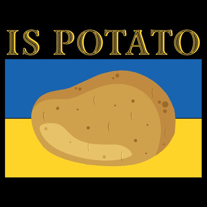 Is Potato Late Show Funny Ukraine Colbert Cooling Performance Crew T-Shirt