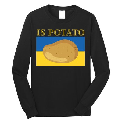 Is Potato Late Show Funny Ukraine Colbert Long Sleeve Shirt