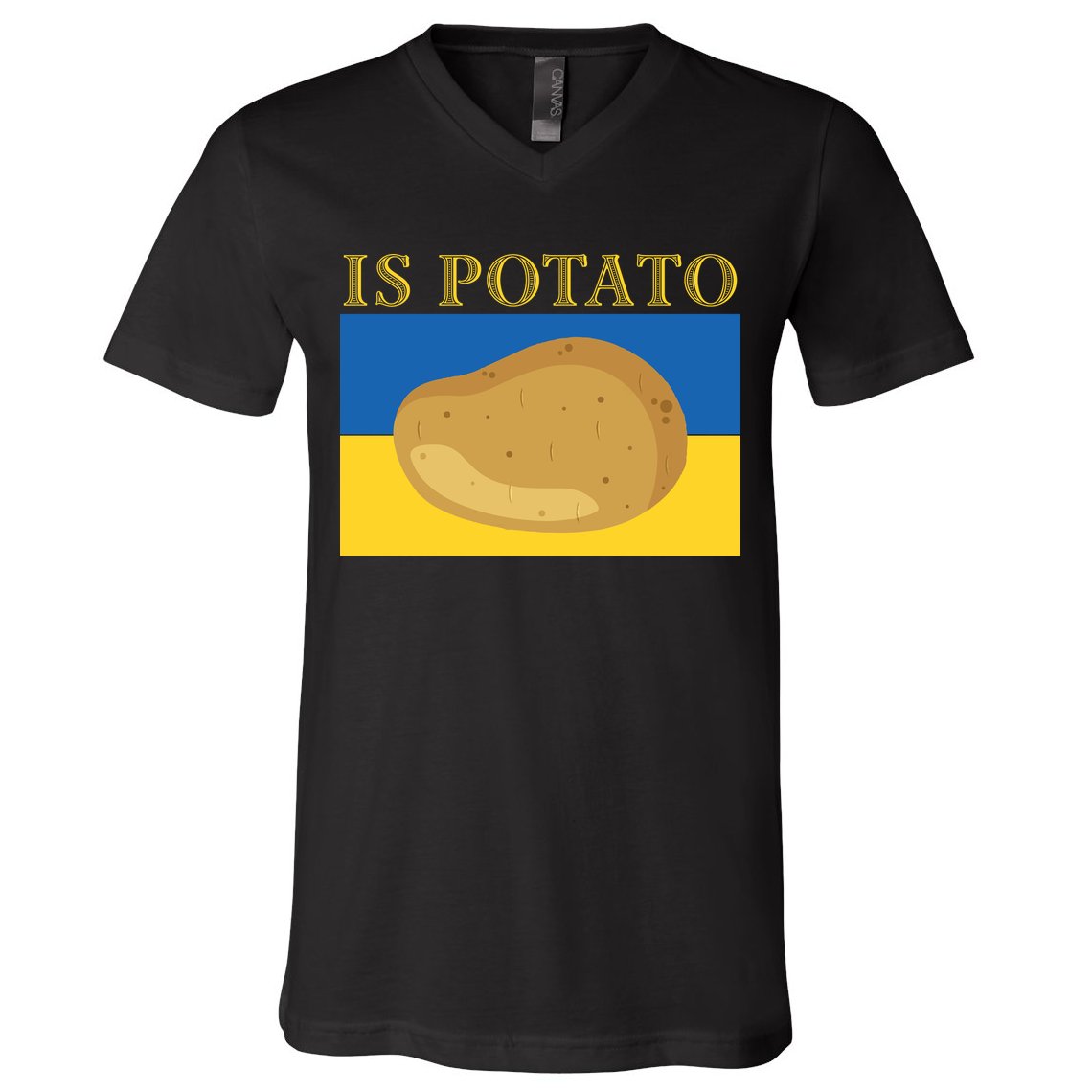 Is Potato Late Show Funny Ukraine Colbert V-Neck T-Shirt
