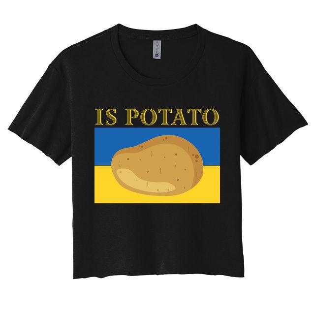 Is Potato Late Show Funny Ukraine Colbert Crop Top