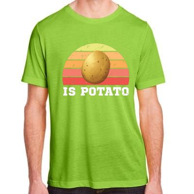 Is Potato Late Show Retro Vintage Colbert Adult ChromaSoft Performance T-Shirt