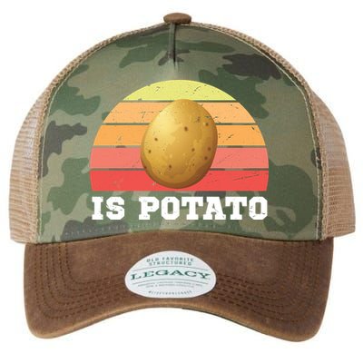 Is Potato Late Show Retro Vintage Colbert Legacy Tie Dye Trucker Hat
