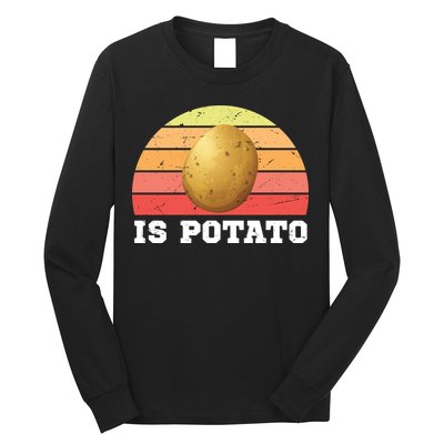 Is Potato Late Show Retro Vintage Colbert Long Sleeve Shirt