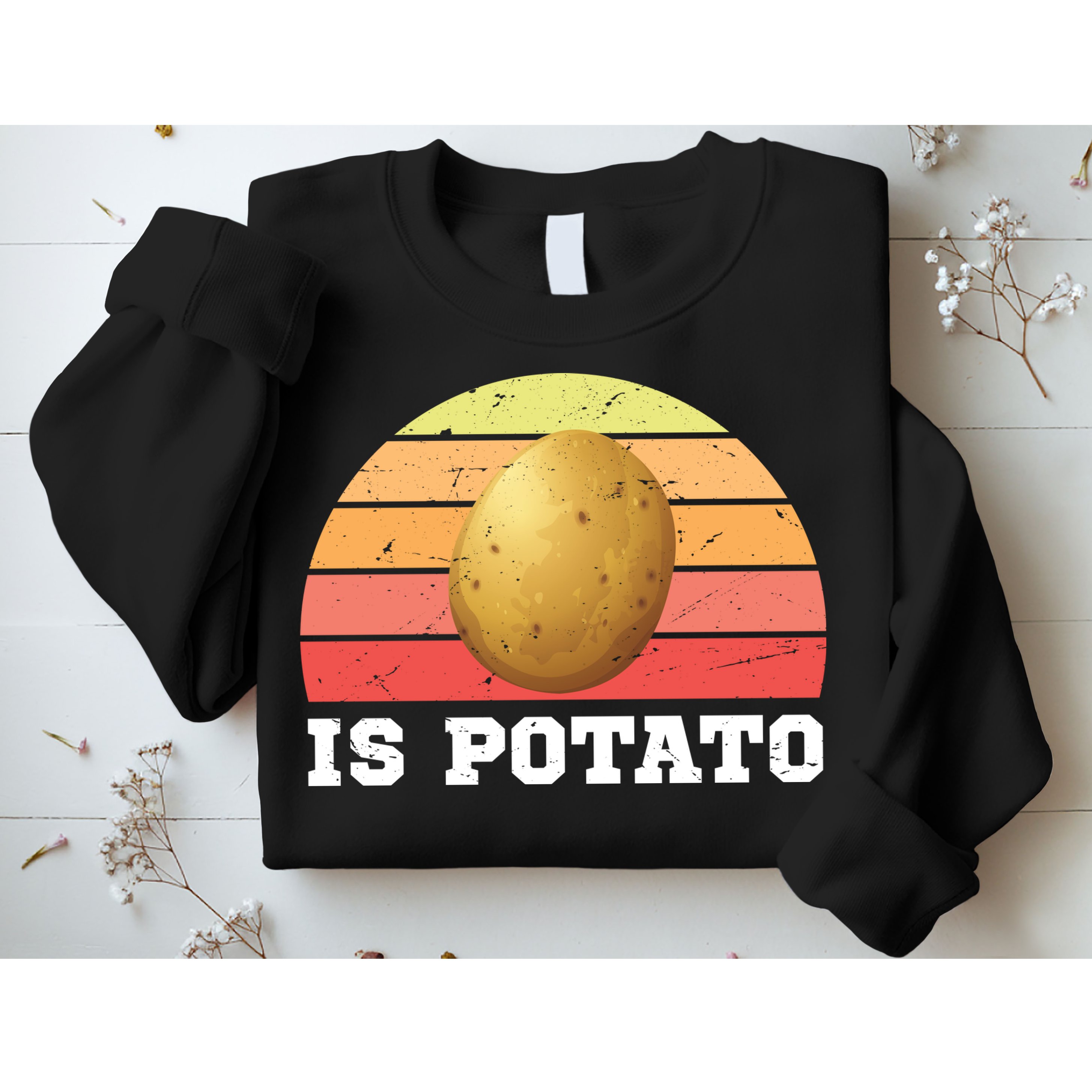 Is Potato Late Show Retro Vintage Colbert Sweatshirt