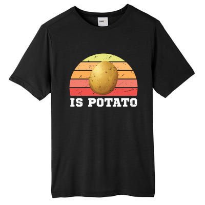 Is Potato Late Show Retro Vintage Colbert Tall Fusion ChromaSoft Performance T-Shirt