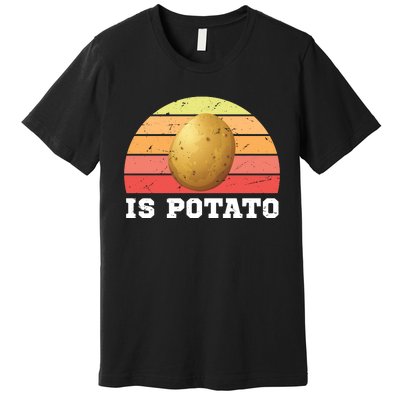 Is Potato Late Show Retro Vintage Colbert Premium T-Shirt