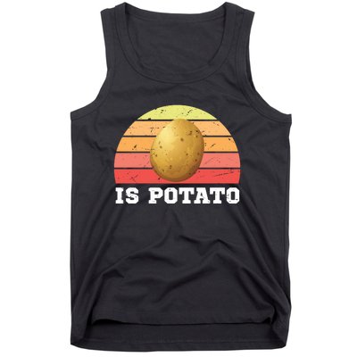 Is Potato Late Show Retro Vintage Colbert Tank Top