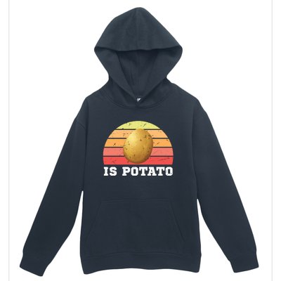 Is Potato Late Show Retro Vintage Colbert Urban Pullover Hoodie