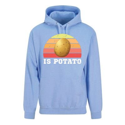 Is Potato Late Show Retro Vintage Colbert Unisex Surf Hoodie