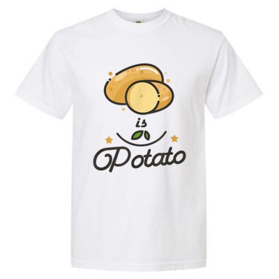 Is Potato Late Night Show Funny Garment-Dyed Heavyweight T-Shirt