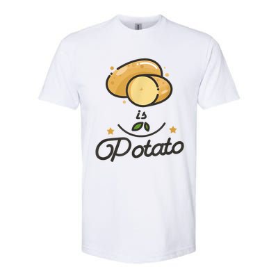 Is Potato Late Night Show Funny Softstyle® CVC T-Shirt