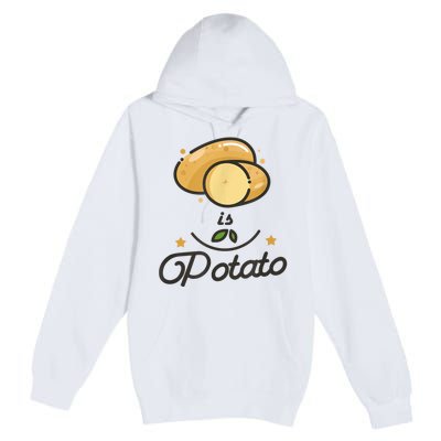 Is Potato Late Night Show Funny Premium Pullover Hoodie