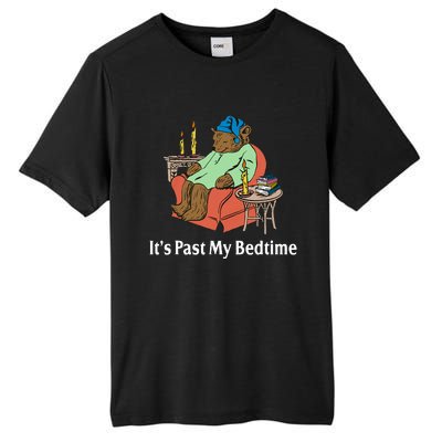 It's Past My Bedtime Funny Bear Lover Reading Gifts Tall Fusion ChromaSoft Performance T-Shirt