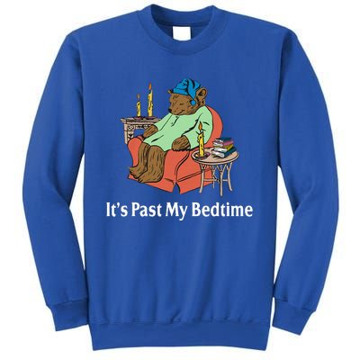 It's Past My Bedtime Funny Bear Lover Reading Gifts Sweatshirt