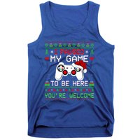 I Paused My Game To Be Here YouRe Welcome Ugly Video Gamer Cute Gift Tank Top