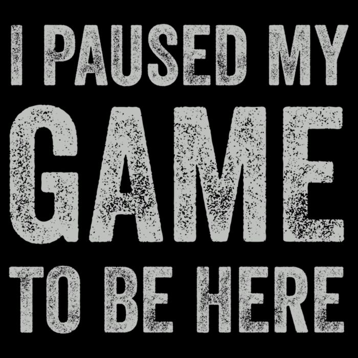 I Paused My Game To Be Here Vintage Pullover Hoodie Apron