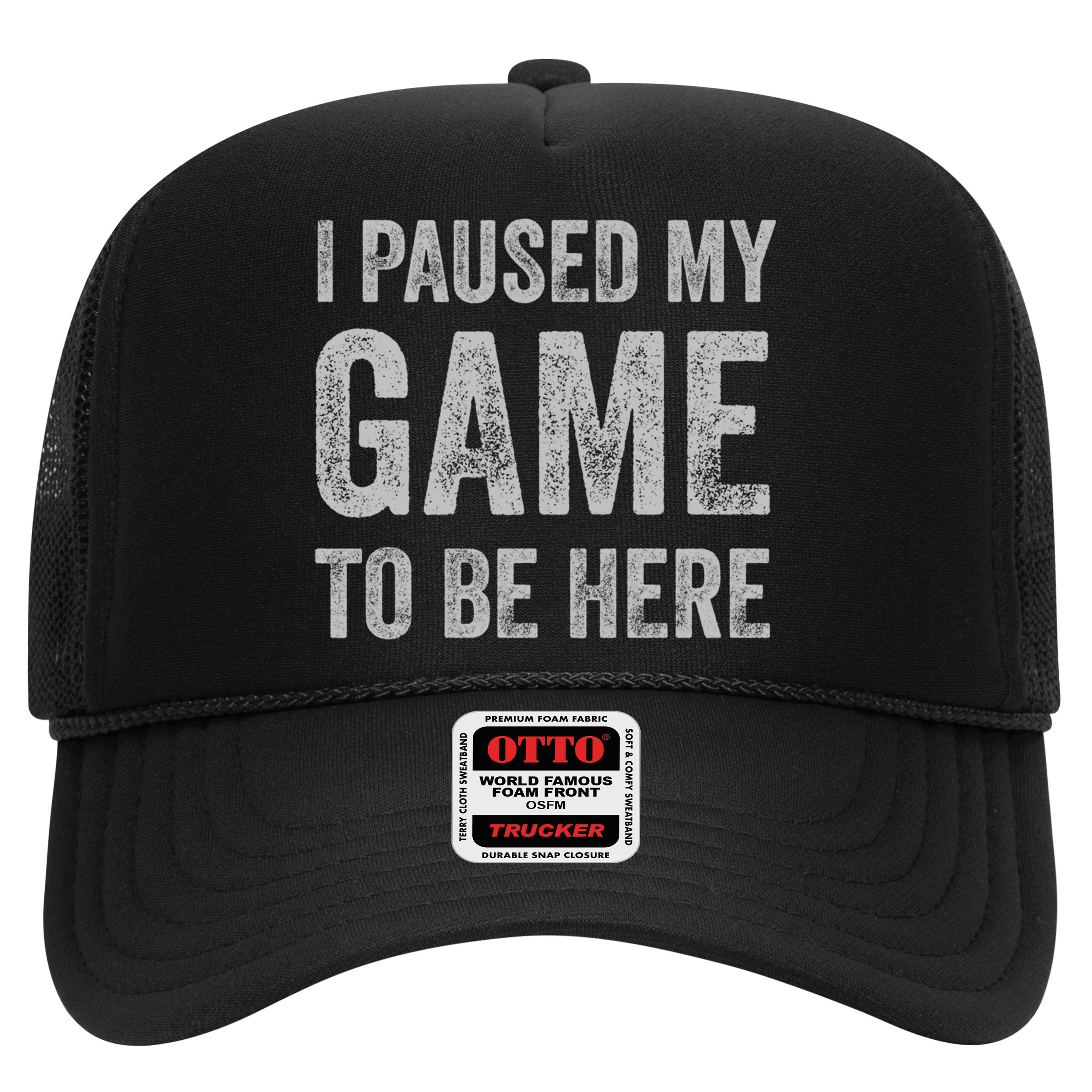 I Paused My Game To Be Here Vintage Pullover Hoodie Hat