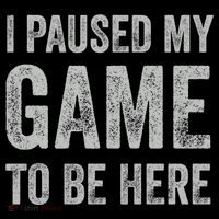 I Paused My Game To Be Here Vintage Pullover Hoodie Womens T-Shirt