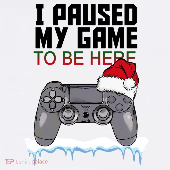 I Paused My Game To Be Here Christmas Gamer Cool Comfort Performance Bucket Hat