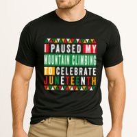 I Paused My Mountain Climbing To Celebrate Junenth 1865 Gift Cooling Performance Crew T-Shirt