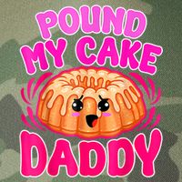 Inappropriate Pound My Cake Daddy Embarrassing Legacy Tie Dye Trucker Hat