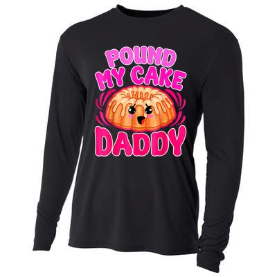 Inappropriate Pound My Cake Daddy Embarrassing Cooling Performance Long Sleeve Crew