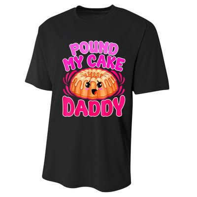 Inappropriate Pound My Cake Daddy Embarrassing Performance Sprint T-Shirt