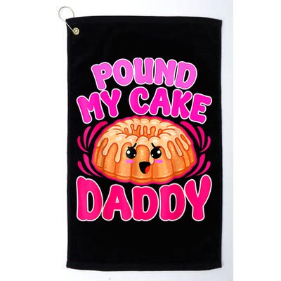 Inappropriate Pound My Cake Daddy Embarrassing Golf Towel