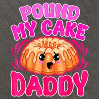 Inappropriate Pound My Cake Daddy Embarrassing Cotton Canvas Backpack