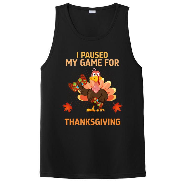 I Paused My Game For Thanksgiving Gamer Turkey PosiCharge Competitor Tank