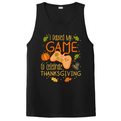 I Paused My Game To Celebrate Thanksgiving Video Gamer Gift PosiCharge Competitor Tank