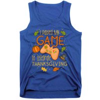 I Paused My Game To Celebrate Thanksgiving Video Gamer Gift Tank Top