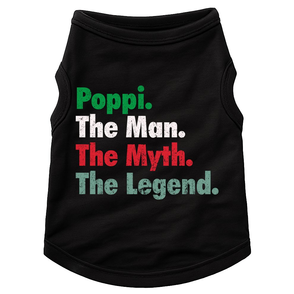 Italian Poppi Man Myth Legend Father Dad Uncle Doggie Tank