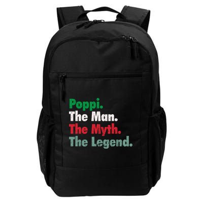 Italian Poppi Man Myth Legend Father Dad Uncle Backpack