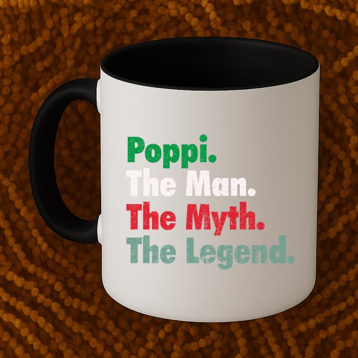 Italian Poppi Man Myth Legend Father Dad Uncle Mug