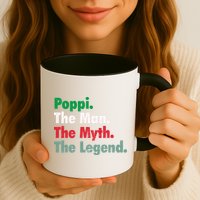 Italian Poppi Man Myth Legend Father Dad Uncle Mug